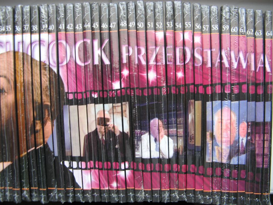 Alfred Hitchcock Przedstawia, komplet 64 DVD, polski lektor/Nowe!