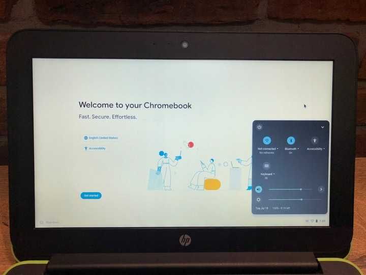 Ноутбук HP нетбук Chromebook 11 G5 EE 11,6 Intel 4GB / 16GB хромбук