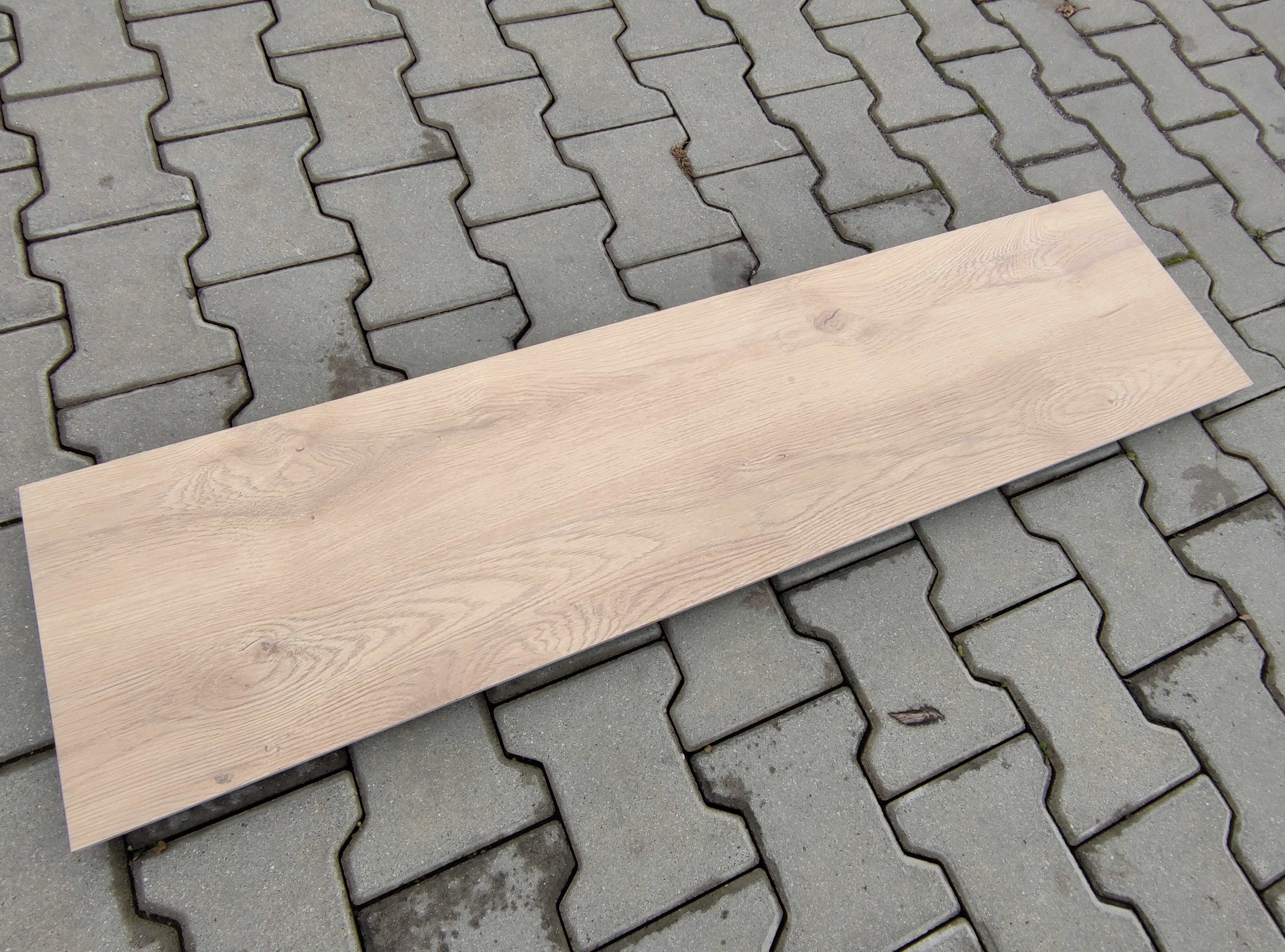 Płytki podłogowe gres matowy do salonu Sigurd Wood Honey 30×120 Gat.1