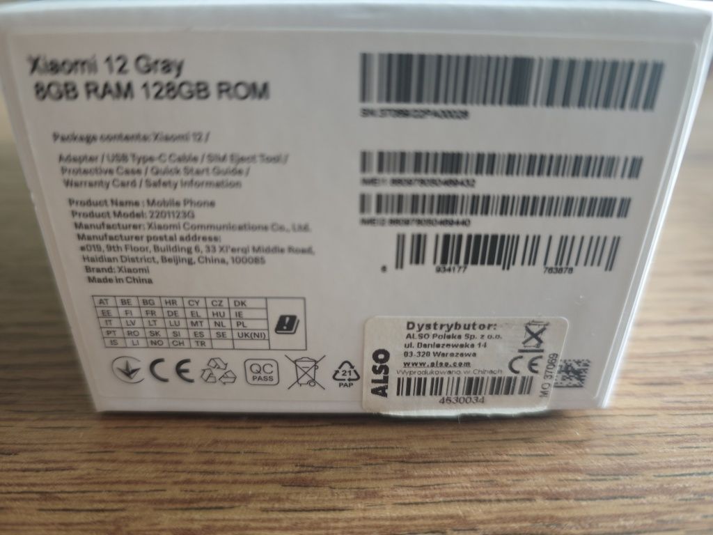 Smartfon Xanomi 12