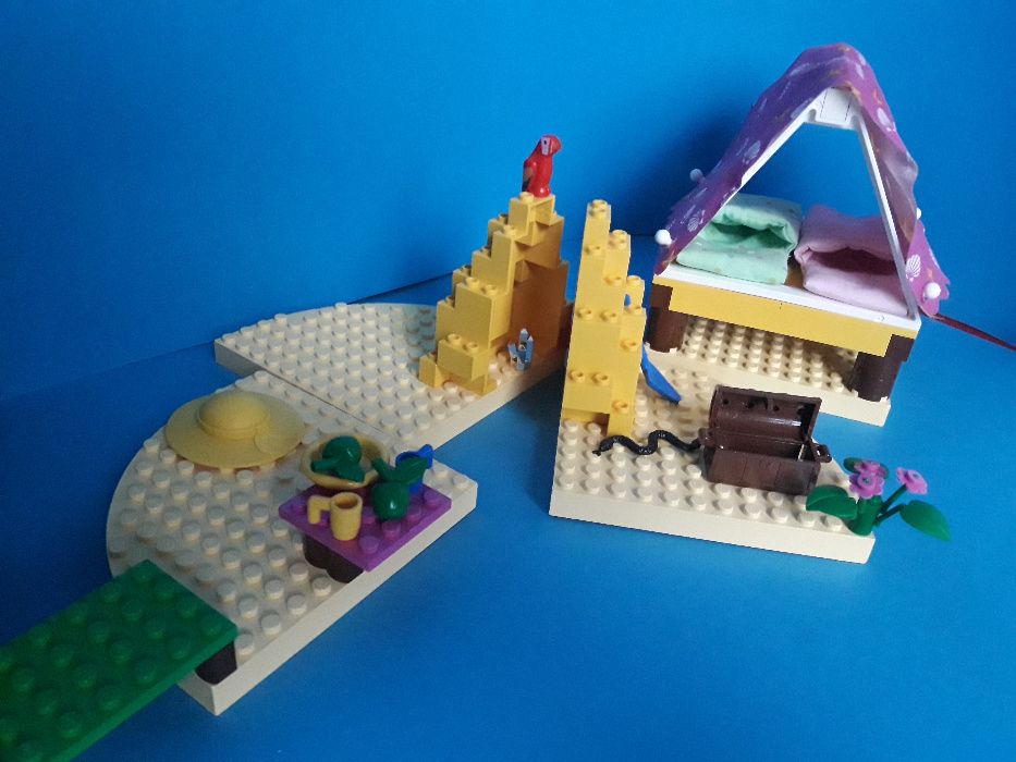 Lego Belville z 1998 - zestaw 5845 Wyspa marzeń - łódka skarb