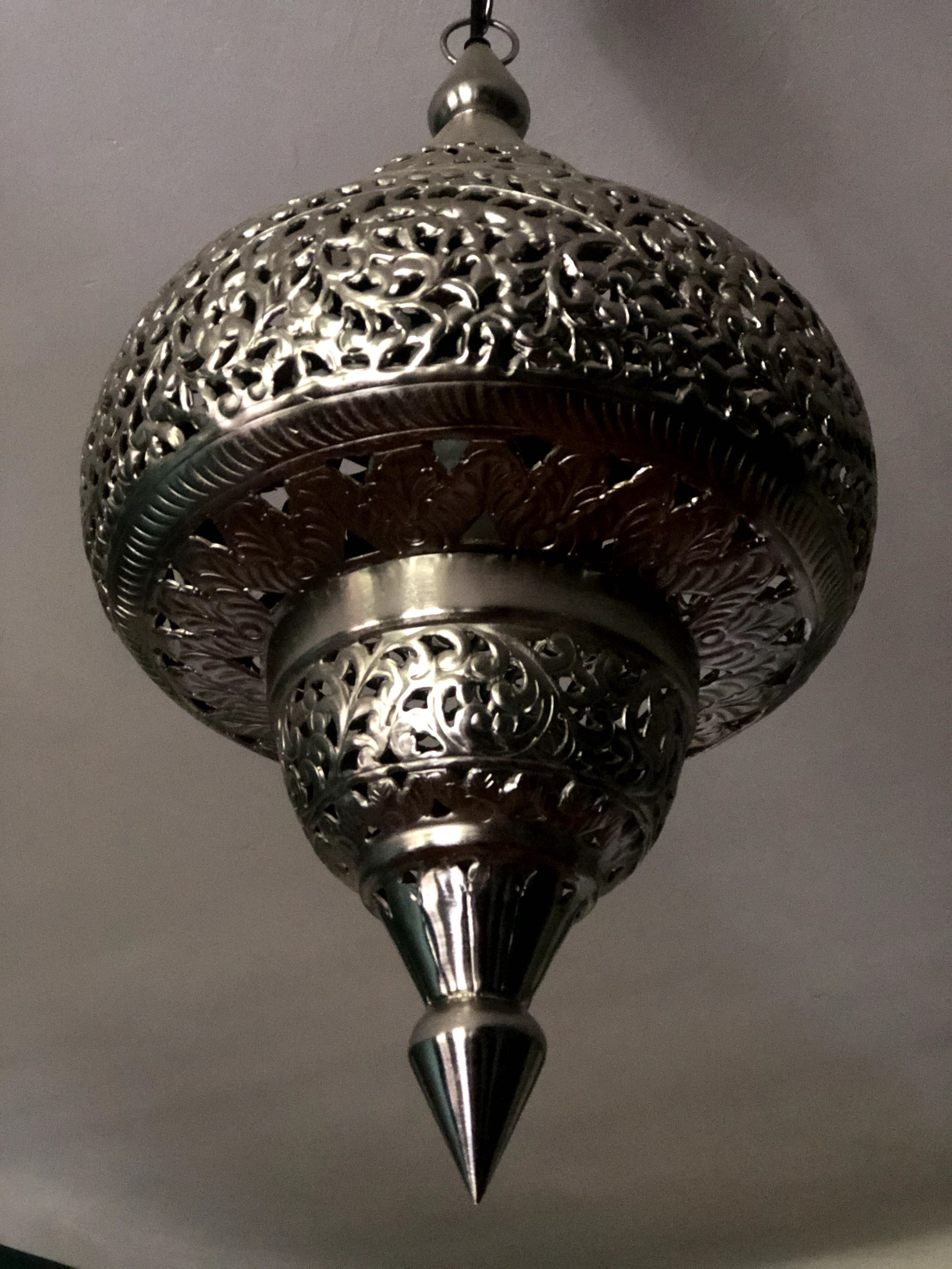 Abażur, klosz do lampy orientalny,  marokański, metalowy