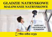 GŁADZIE NATRYSKOWO / Szpachlowanie Maszynowe / Malowanie Wnętrz