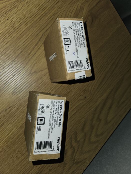 Редуктори тиску  Resideo Braukmann D04FM-1/2A та 3/4A PN16 1,5-6,0 бар