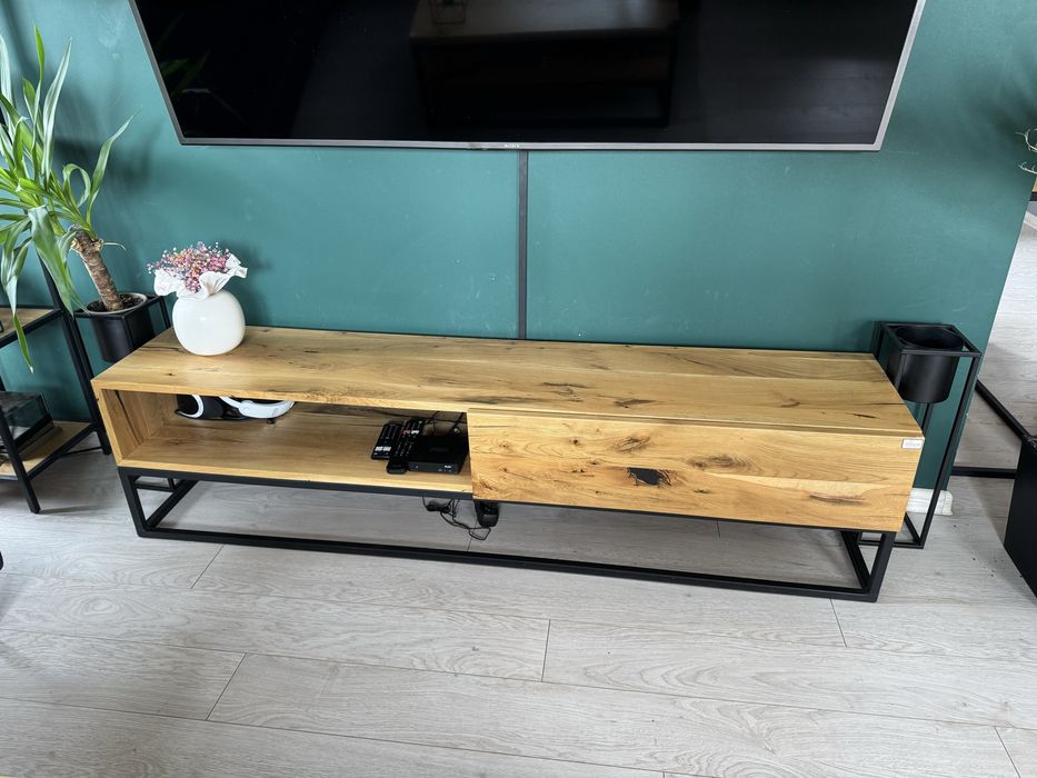 Szafka rtv debowa loft