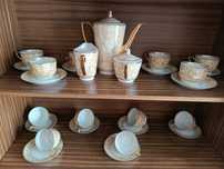 Serwis kawowy porcelana PRL Karolina