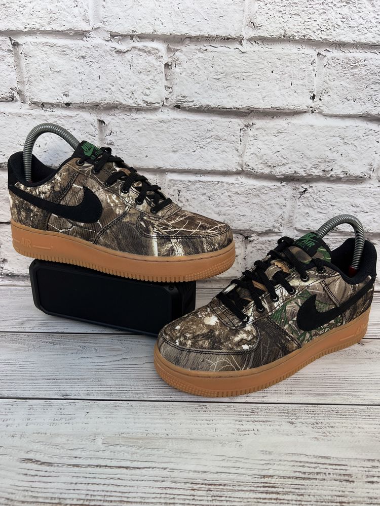 Кроссовки Оригінал Air Force 1 Low x Realtree Black Camo 39р.24.5см.