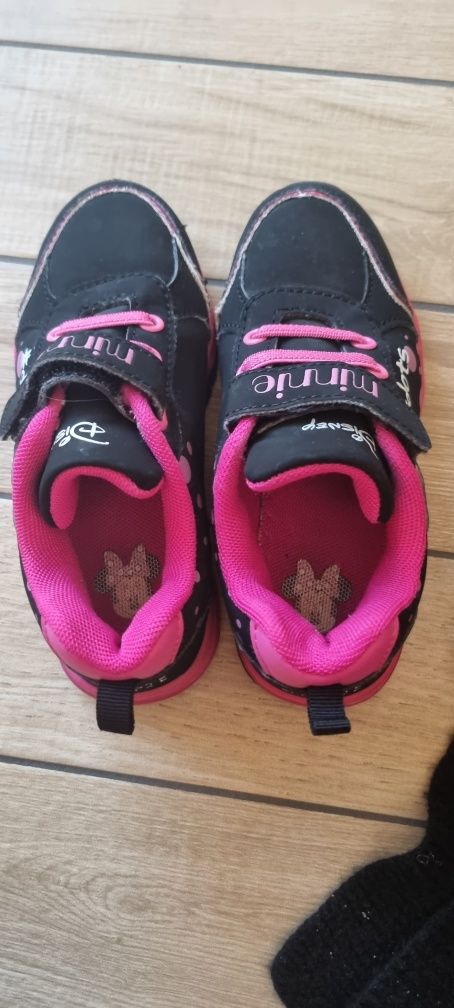 Buty świecące Minnie ccc  dla dziewczynki  rozmiar 29 na gwarancji