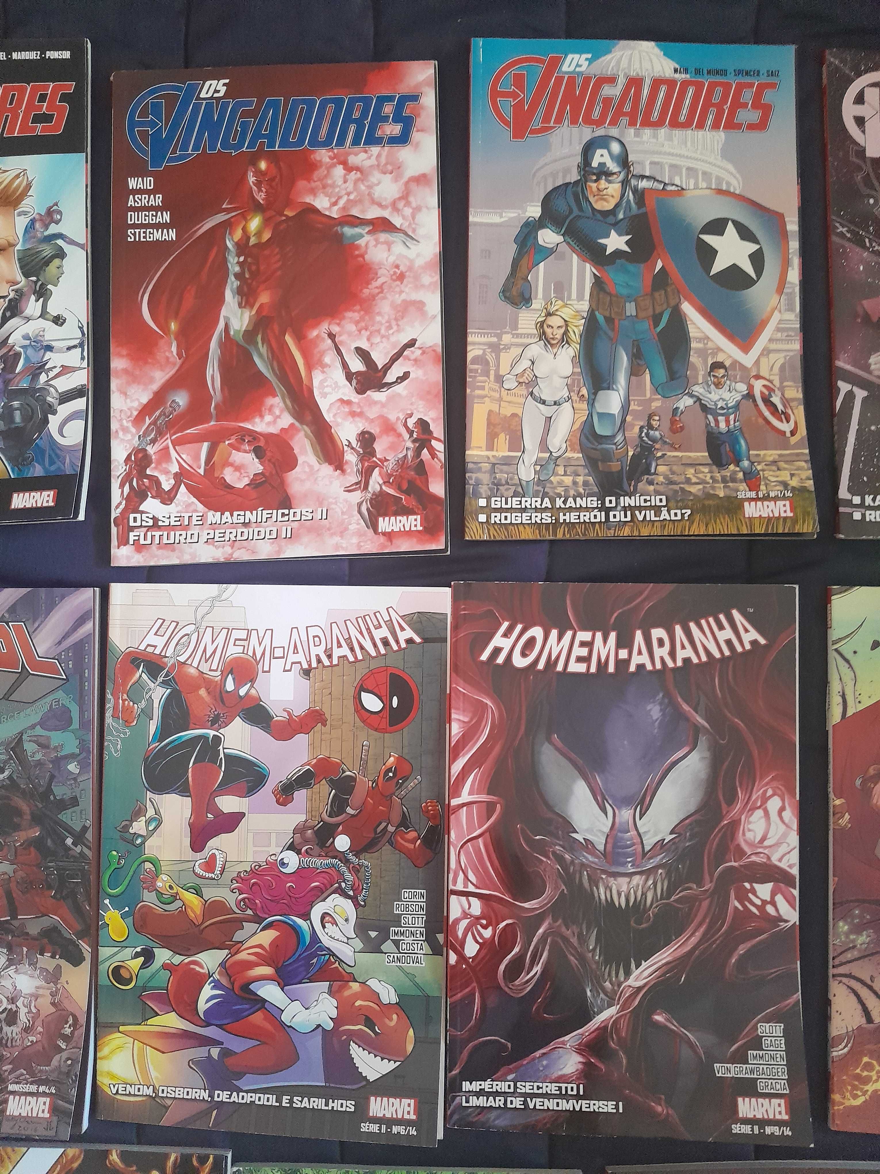 Vingadores Deadpool Thor Spiderman X Men Guardiões Galaxia Velho Logan