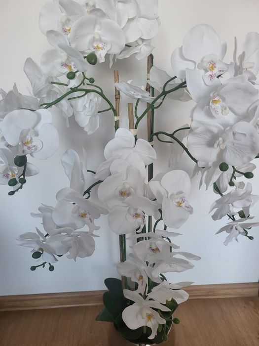 Sprzedam piękny duży silikonowy storczyk home and you. Wysokość 100cm