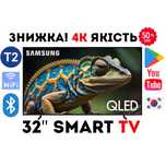 Телевізор Samsung Smart 32" 4K HD WI-FI T2 Андроід 14 Гарантія