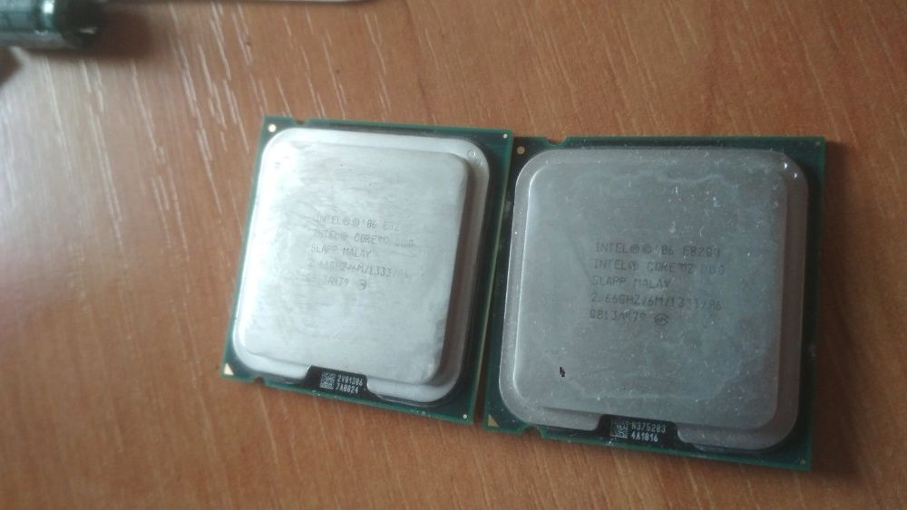 Процессор Intel Core 2 Duo E6550 кулер socket 775.