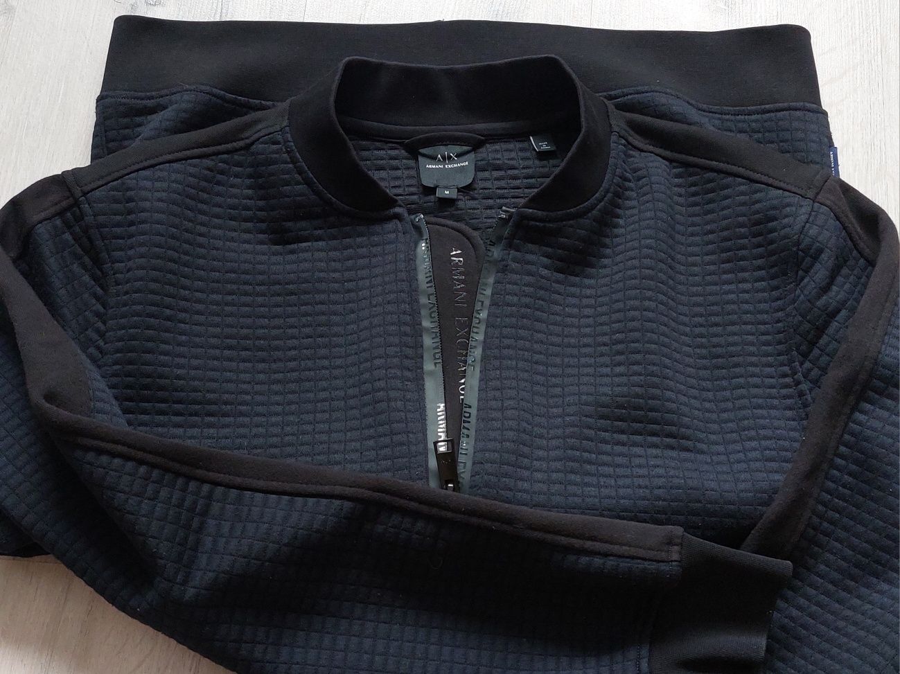 Armani Exchange nowa bluza męska rozpinana r. M