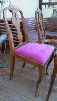 krzesła chippendale, oryginalne, antyk drewno