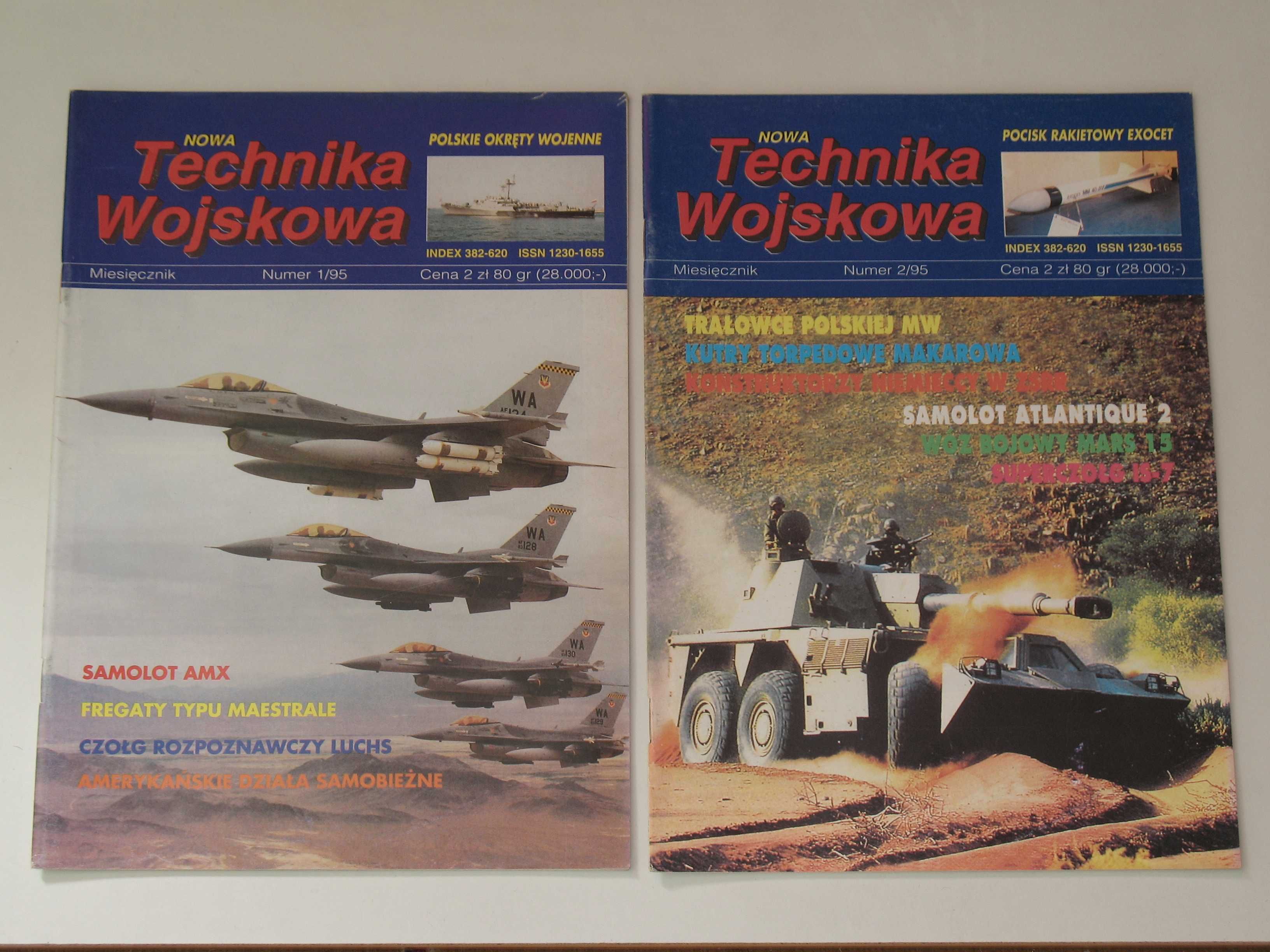 Technika Wojskowa kompletny rocznik 1995 12 numerów