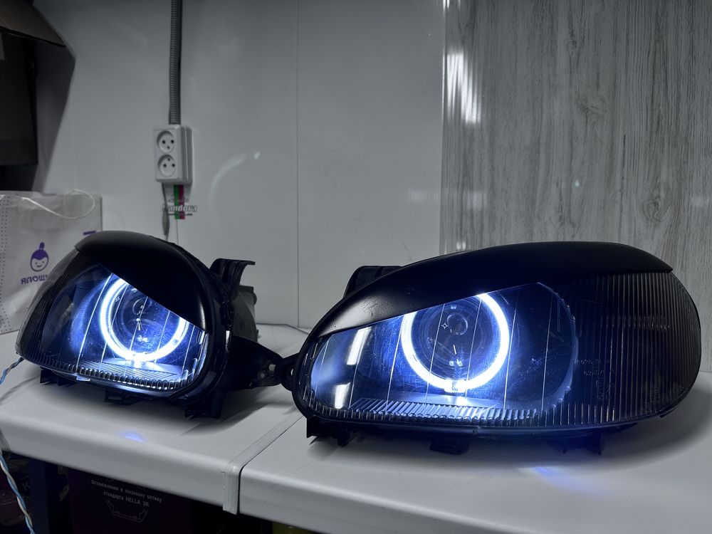 Мини линзы Н4 Н 7 Лед лампи лед лампа лед Н4 led мини линзы реле Led