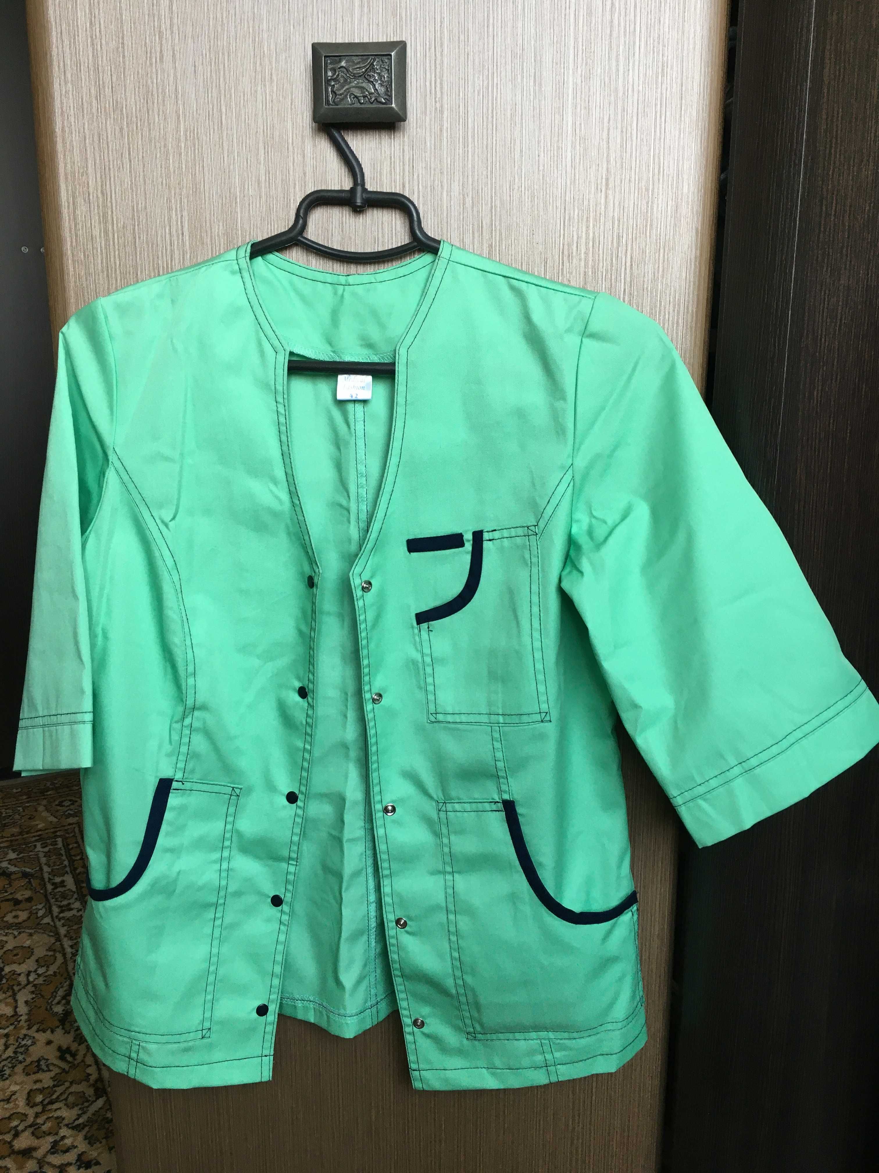 Медична сорочка жіноча м'ятна зелена 42(34)