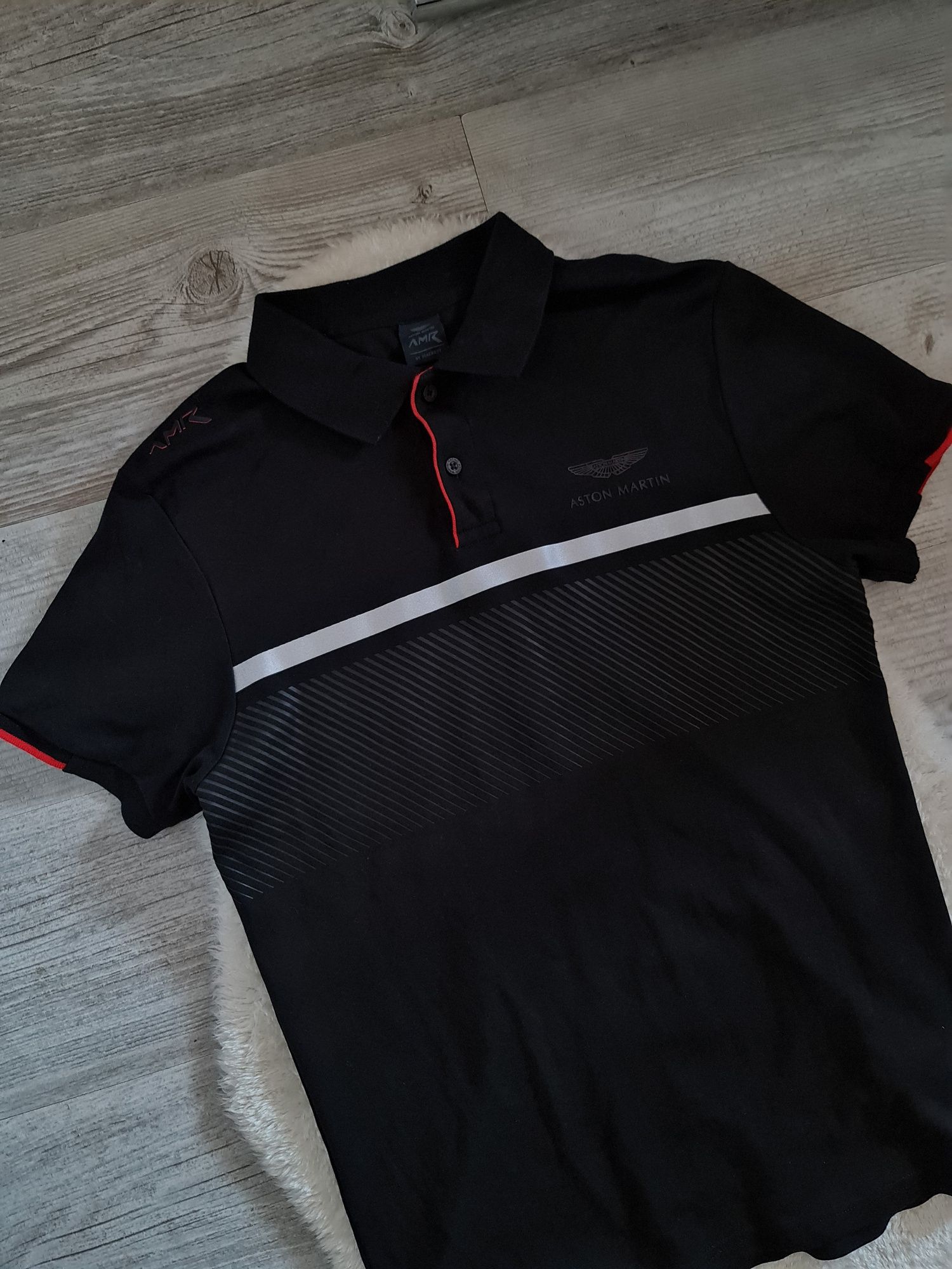 Koszulka Polo Hackett Aston Martin AMR Rozmiar L Red Bull , F1 , bmw