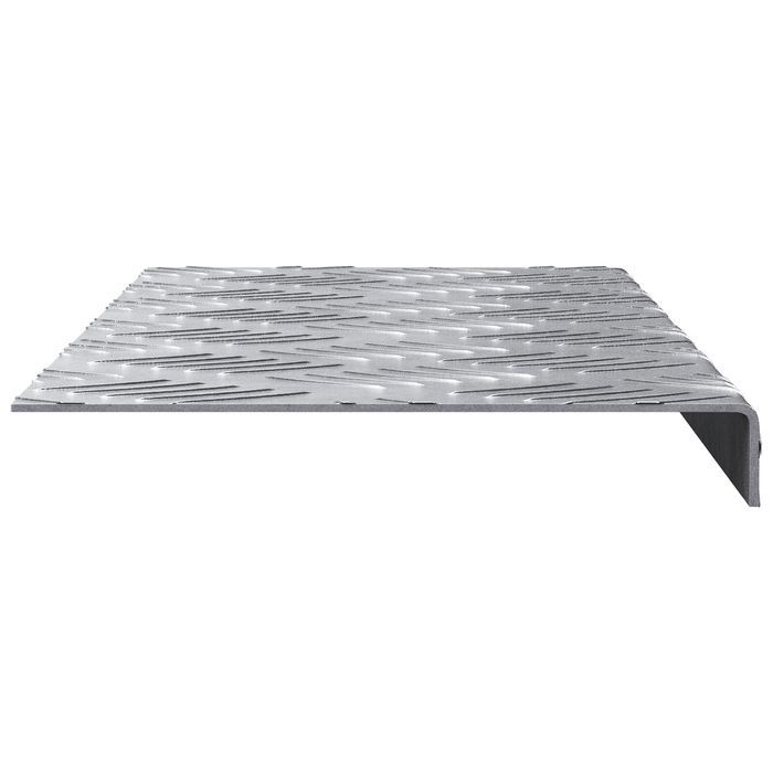 Vidaxl Aluminiowe Nakładki Na Schody 5 Szt. Antypoślizgowe 60X18 Cm