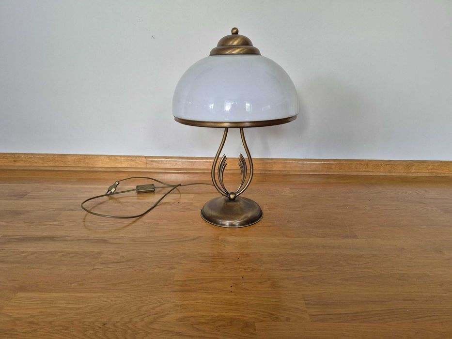 Żyrandol potrójny (metal, szkło)