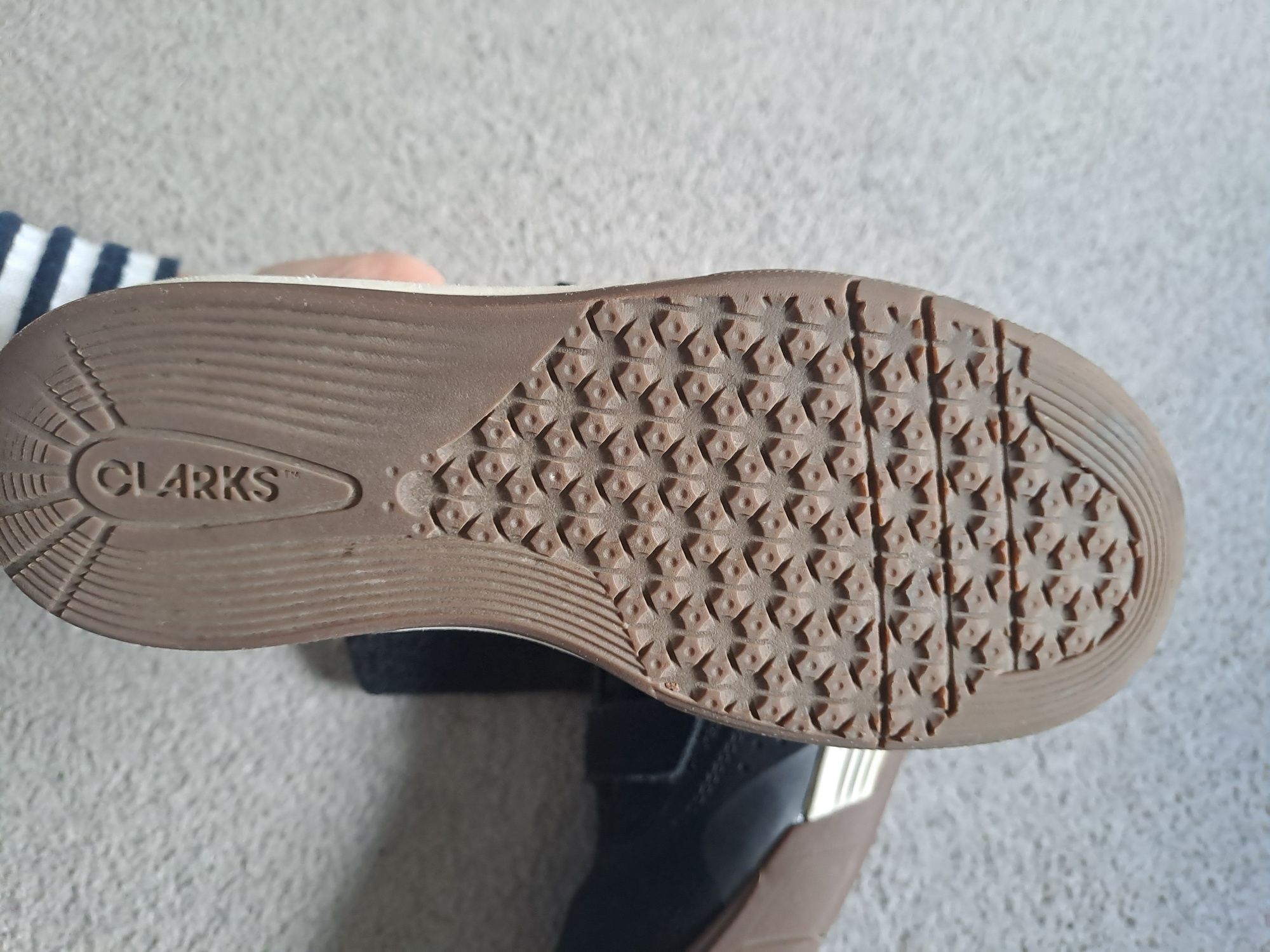 Buty, półbuty zamsz CLARKS