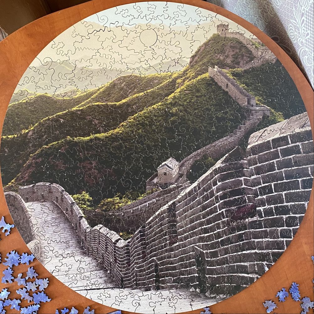 пазл Велика китайська стіна 50 см діаметр