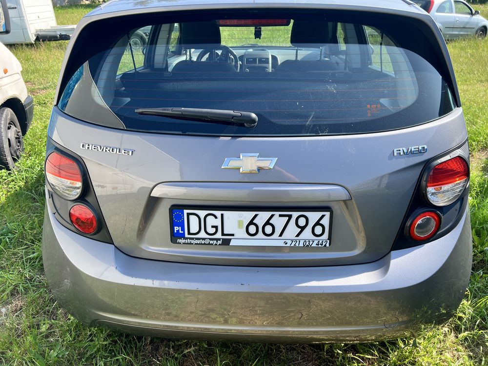 Chevrolet aveo, jeździła kobieta