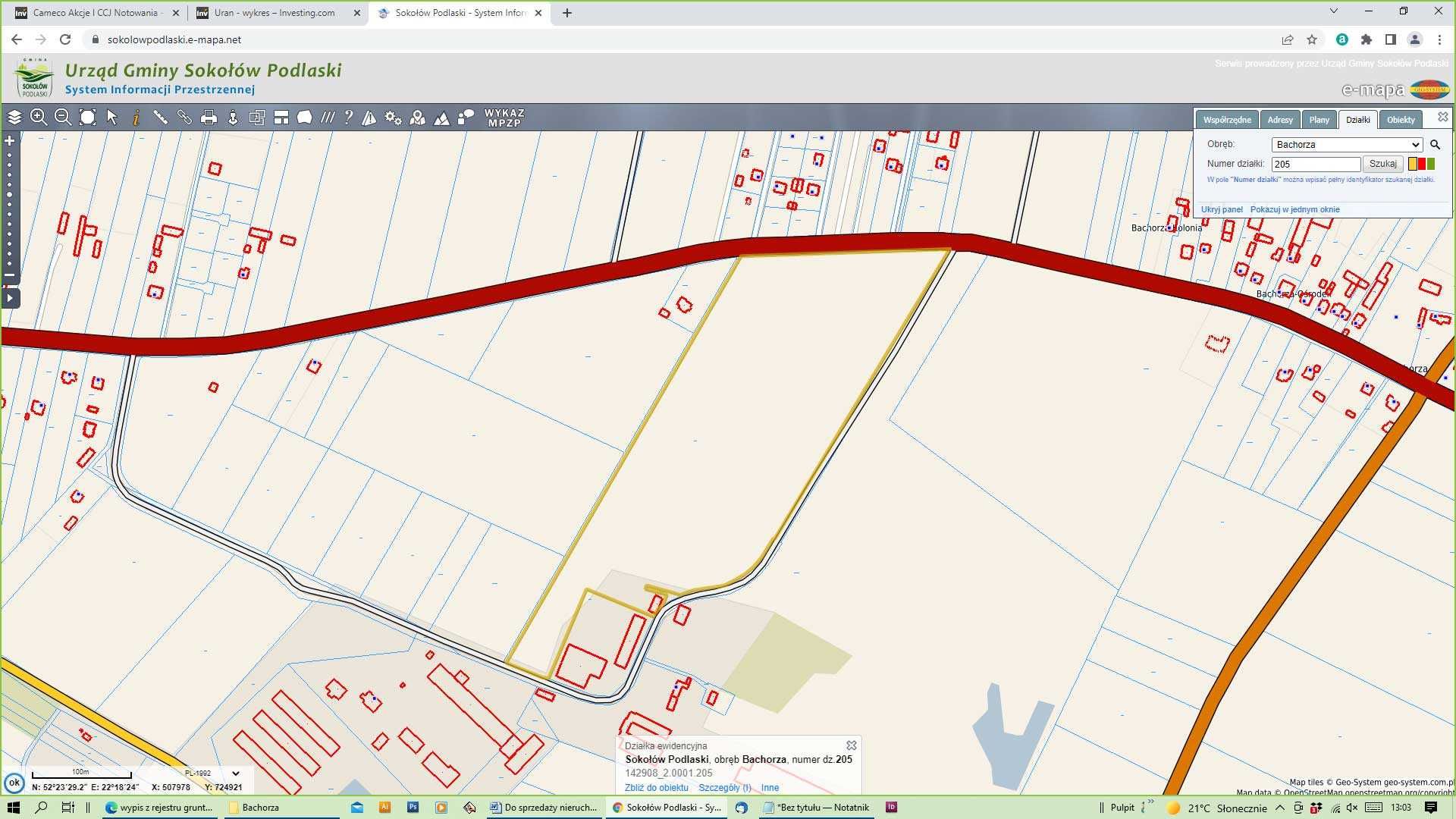 2 hale+8,33 ha ziemi 3 km od Sokołowa Podlaskiego,