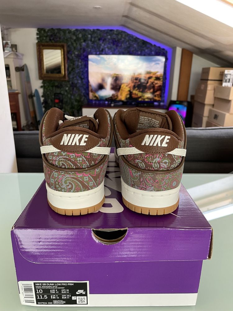 Nike Dunk Low Sb Paisley Brown