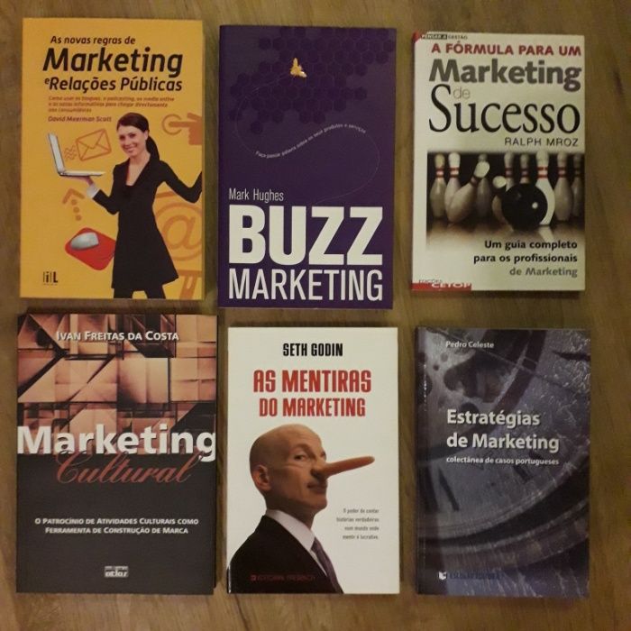 Livros de Marketing - Como novos - NOVOS PREÇOS