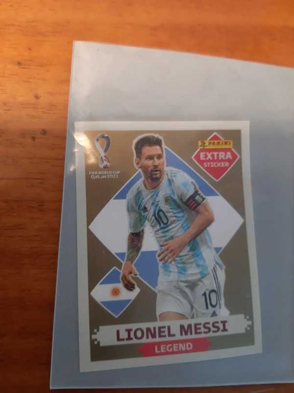 Cromo Messi Legend Gold