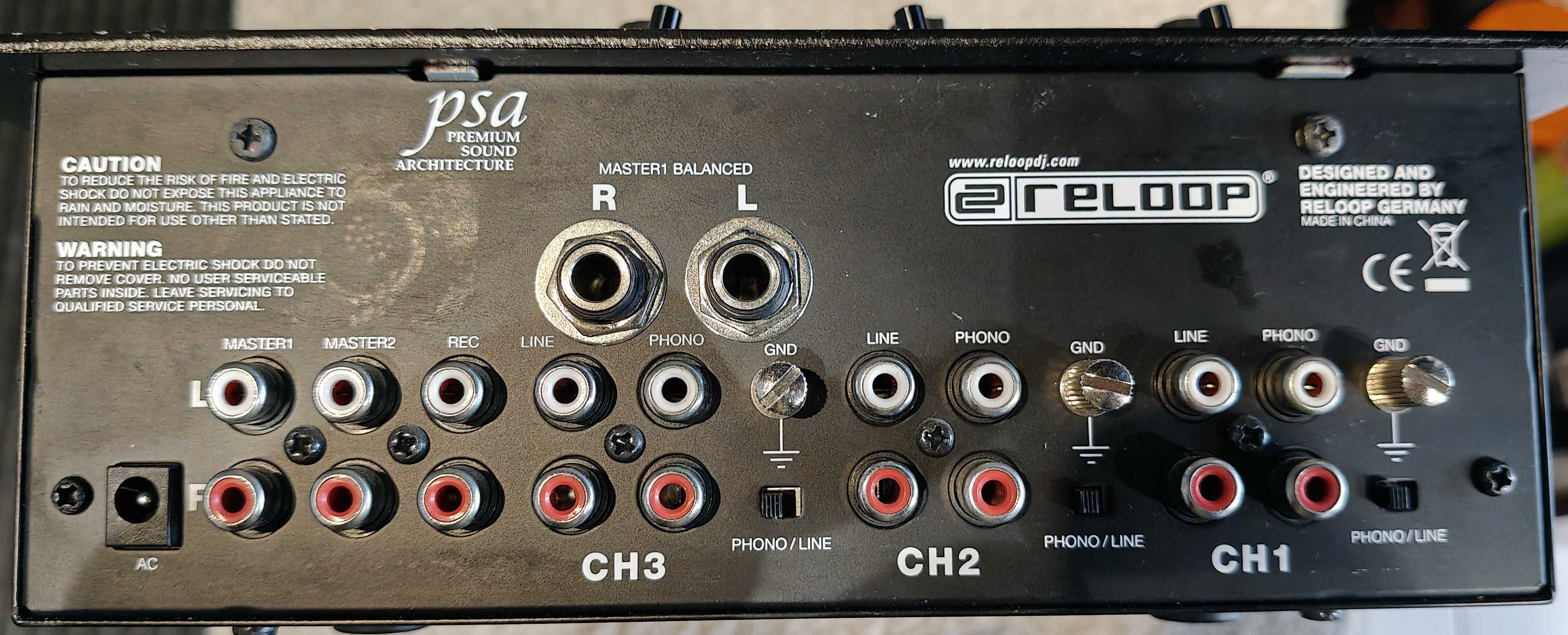 Reloop rmx-30 bpm blackfire edition/ zasilacz/ 3-kanałowy mikser