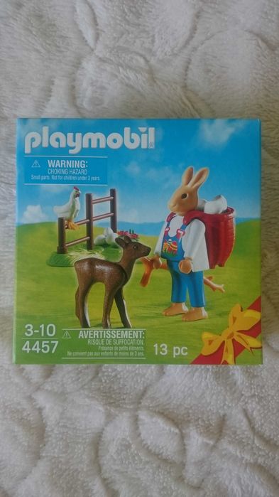 Nowy zestaw Playmobil 4457 - Zając spotyka sarenkę, Wielkanoc