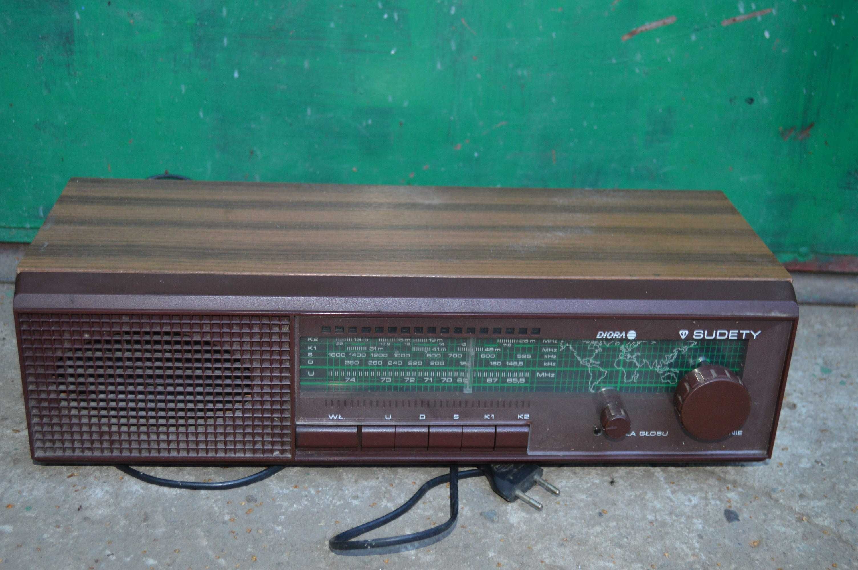 stare radio Unitra Diora Sudety prl