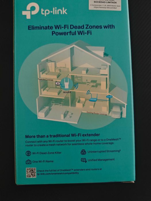 Amplificador de Wi-Fi 6 Tp-Link AX1500 [NOVO]