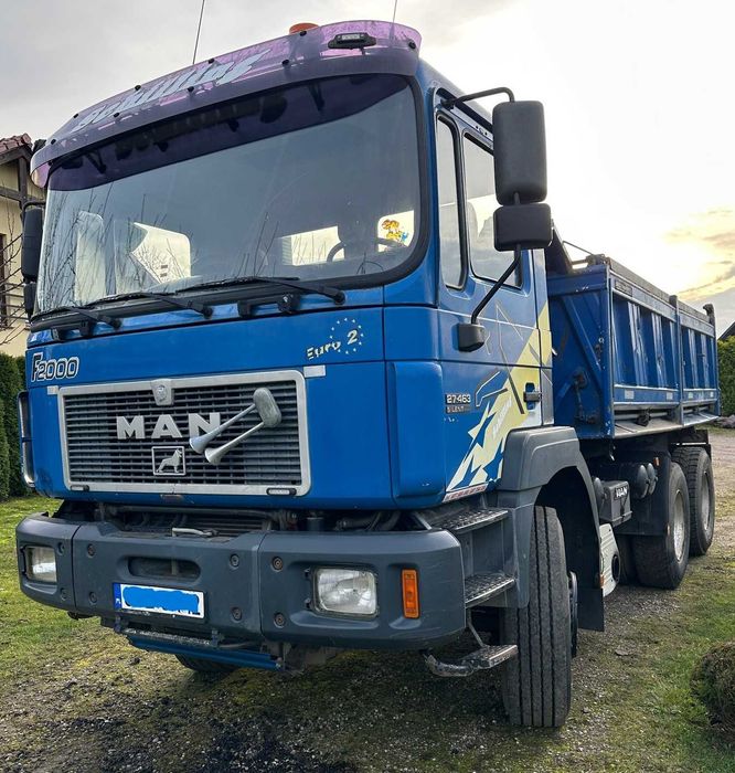 Wywrotka MAN F2000. 27-463  Pierwszy właściciel w Polsce 1997 rok