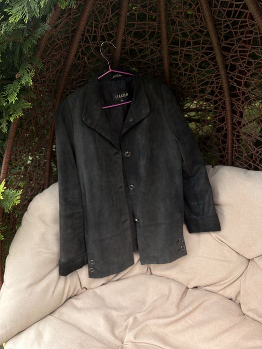 Женский кожаный пиджак, L-XL, жіночий піджак, куртка натуральна шкіра