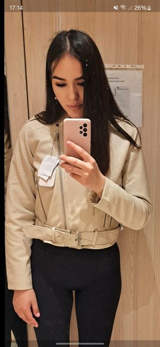 Шкиряна курточка косуха