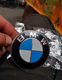 BMW emblemat znaczek logo na maskę klapę 82mm E46 E60 X3 X5 + korki