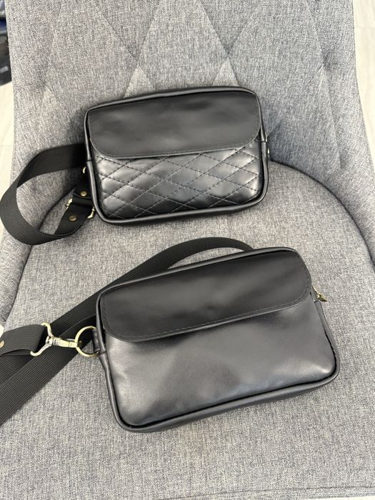 РОЗПРОДАЖ Сумка шкіряна чоловіча бананка кожаная сумка через плечо