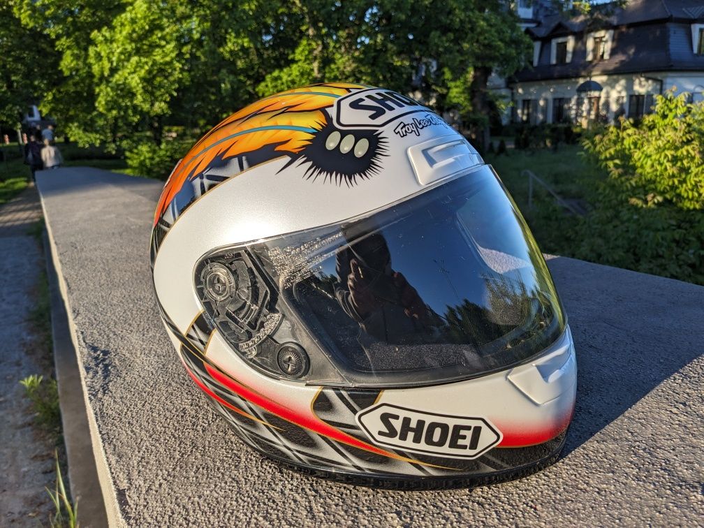 Kask motocyklowy Shoei X-8V Troy Lee Designs replika Scott Russell M