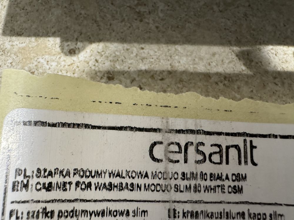 Szafka Poumywalkowa Cersanit Moduo Slim