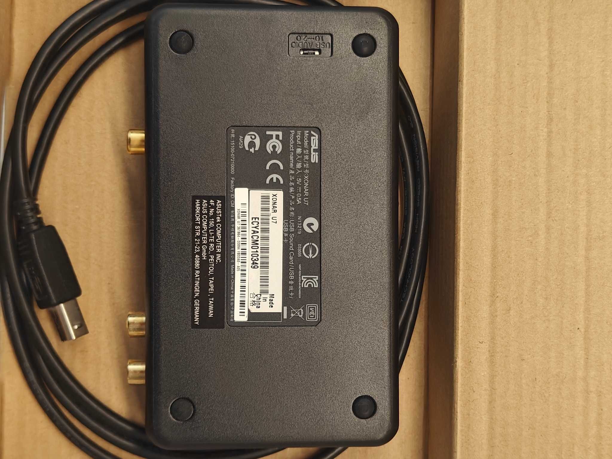 Zewnętrzna karta dźwiękowa / DAC ASUS Xonar U7