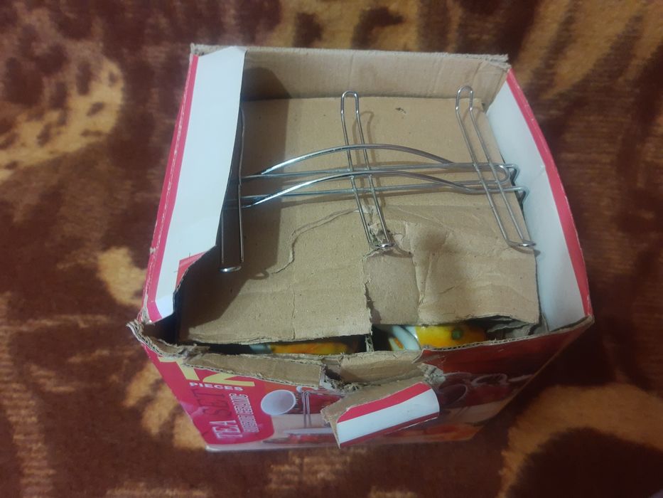 Чайный набор 12 предметов с подставкой (Новый!)