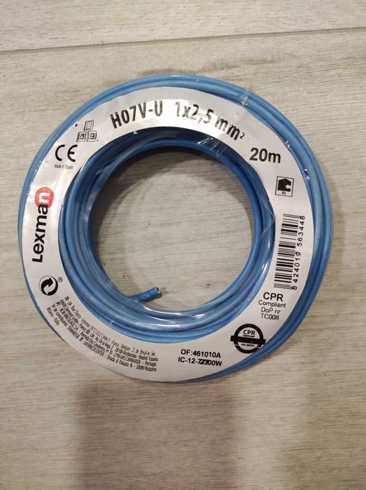 Fio H07 VU 2.5
LEXMAN 20M azul
