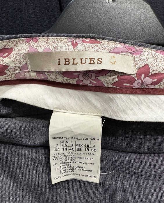 Szare spodnie eleganckie kant 44 I Blues Marella 44