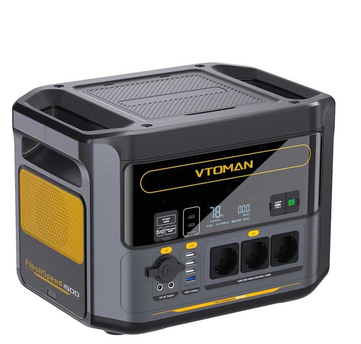 VTOMAN FlashSpeed 1500 - Велика батарея. Надшвидка зарядка.