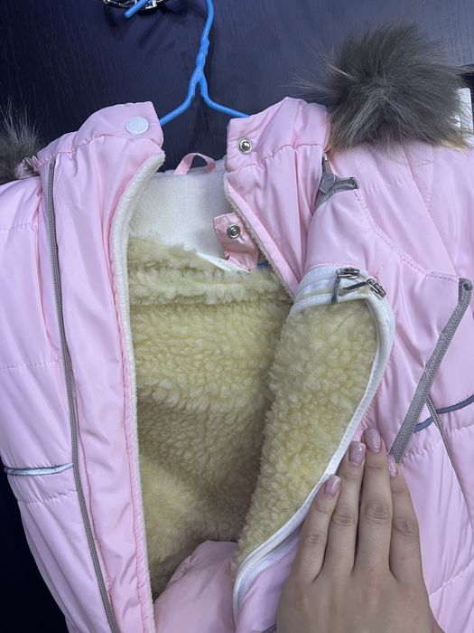 Комбез на овчине на девочку.