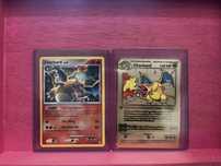 Charizard 2009 and Charizard 1st edition gold commemorative