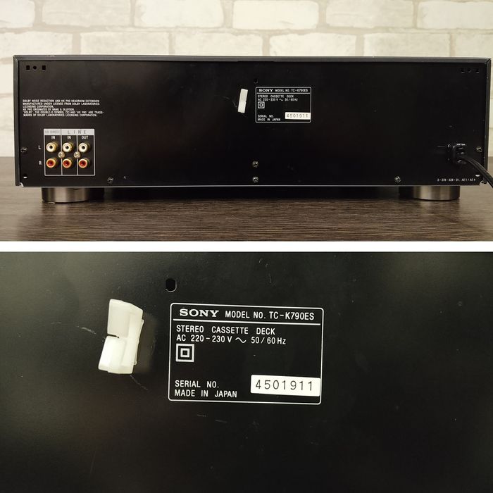 SONY TC-K790ES Stereo Cassette Deck 1992-94